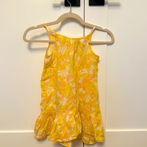 Janie and Jack Girls Yellow Cover Up